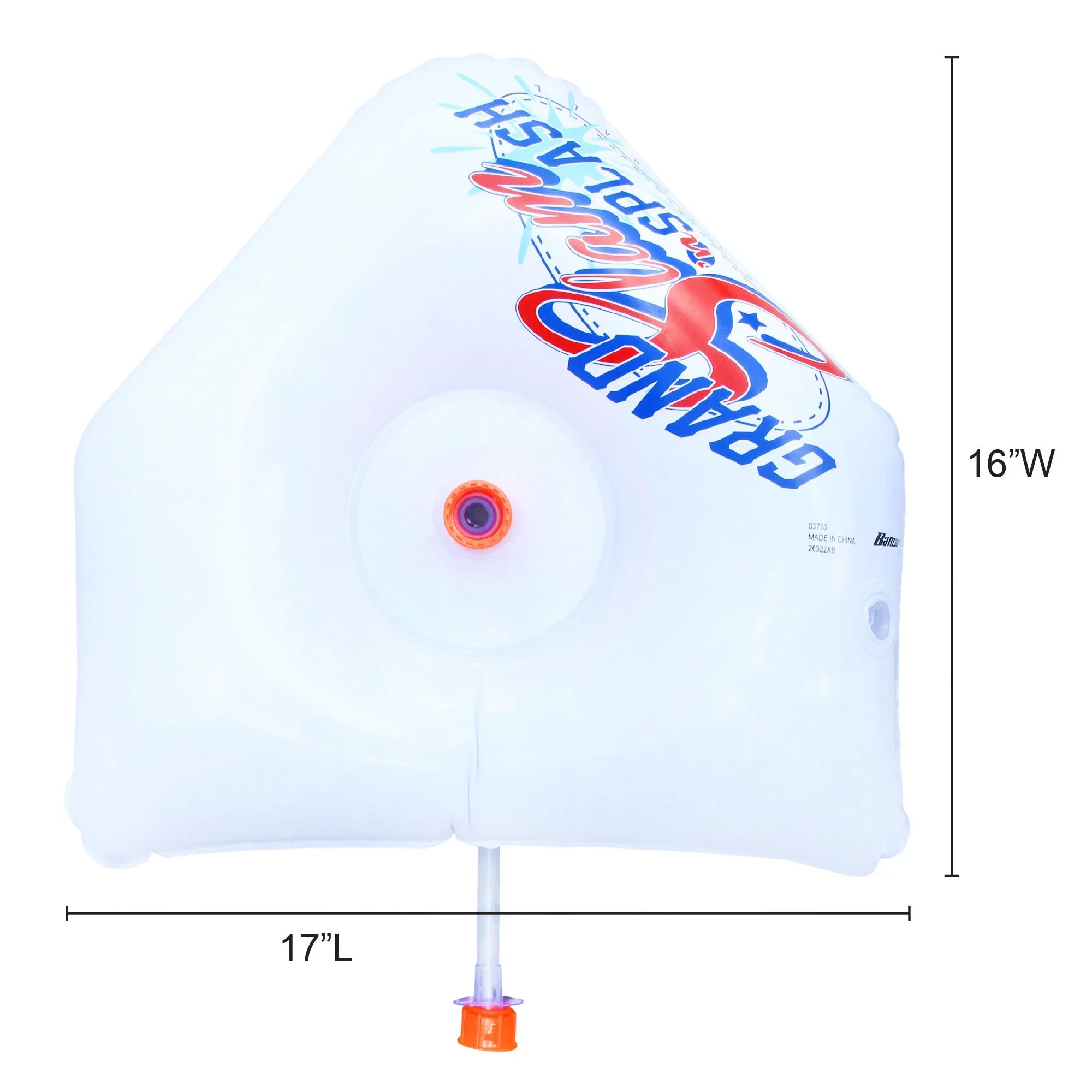 Plate Home Kids 2 Backyard Includes Ages , Tee Bat Sprinkler & - Practice, + Plastic Balls Splash Baseball Game - Slam & Sports & Banzai Plastic + liquid Batting 3 Bases,