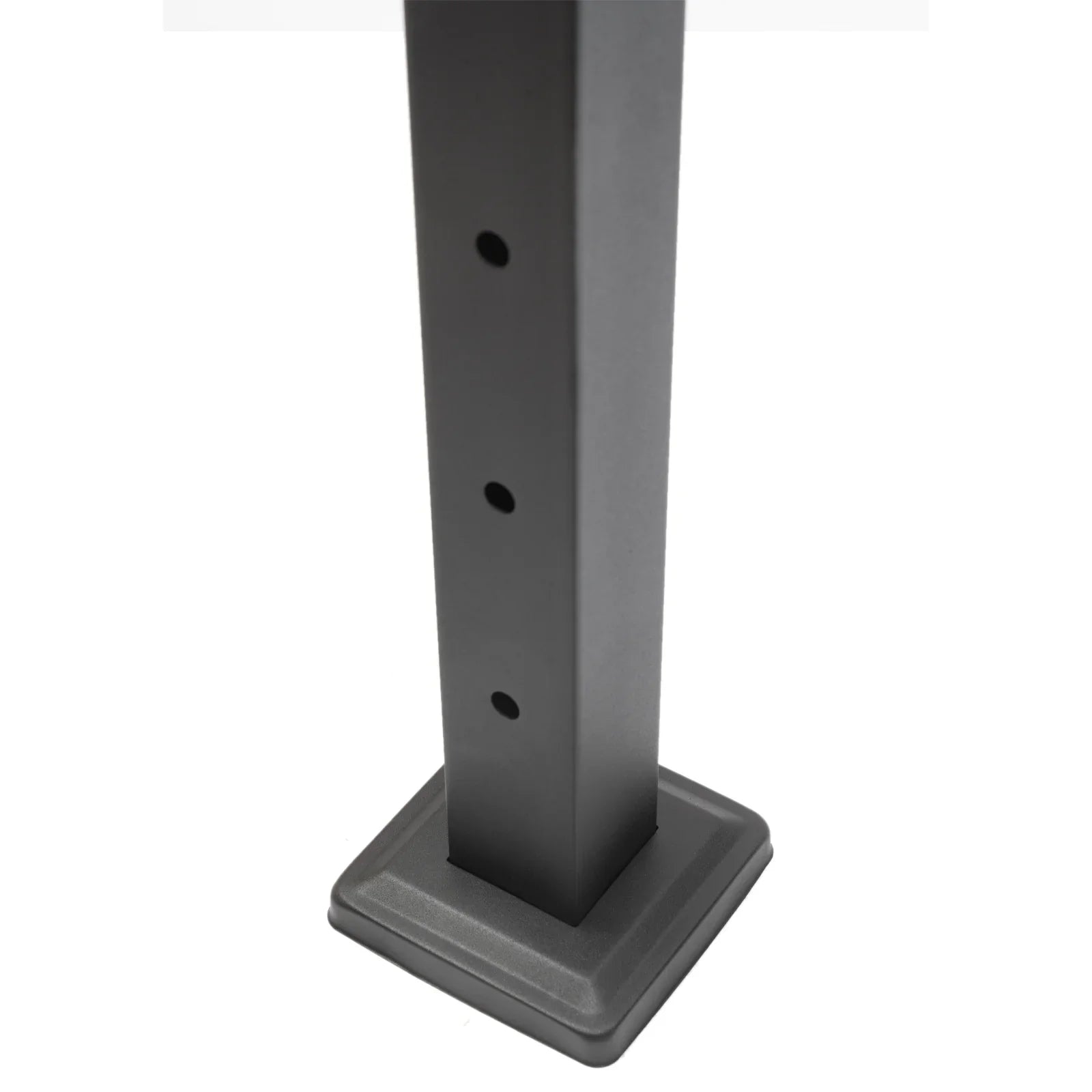 Pre-Drilled Cable Railing Post Fence 36''x2''x2'' Cable Wood for Square Level Railing Deck Two Post Sides System Stainless Steel Concrete Level