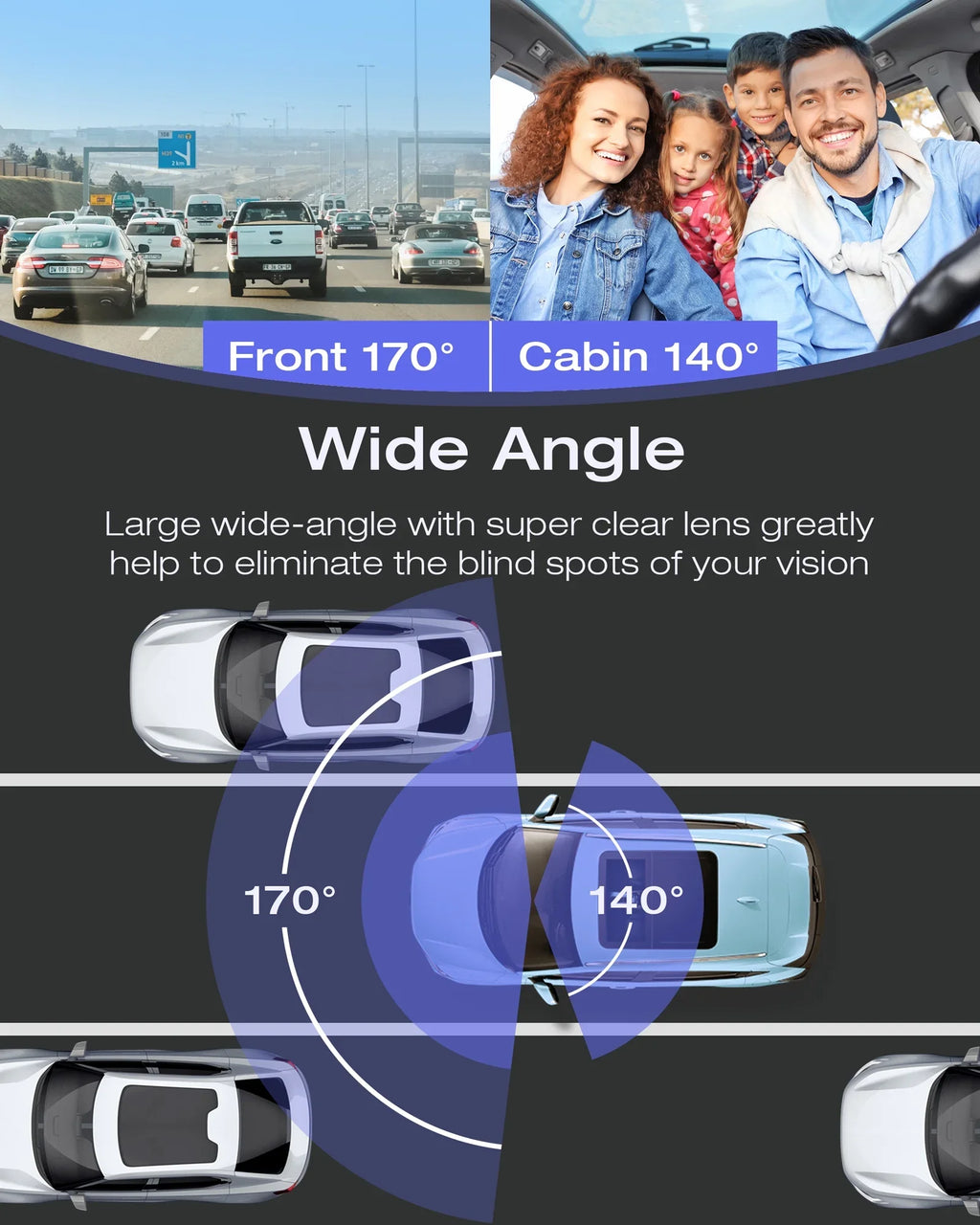 TOGUARD Car 1080P LCD ,Parking Night Inch Cam G-Sensor, Car Dash Recording, Display 1.5 Vision HDR Camera Loop Camera ,IR Mode, FHD