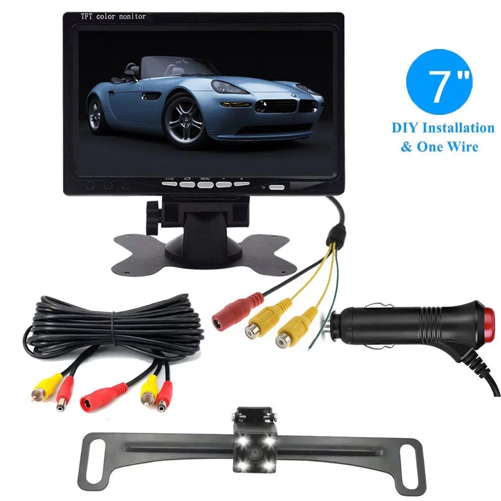 Camera System Parking Truck Night Kit For Monitor 7'' Back Vision RV Backup and