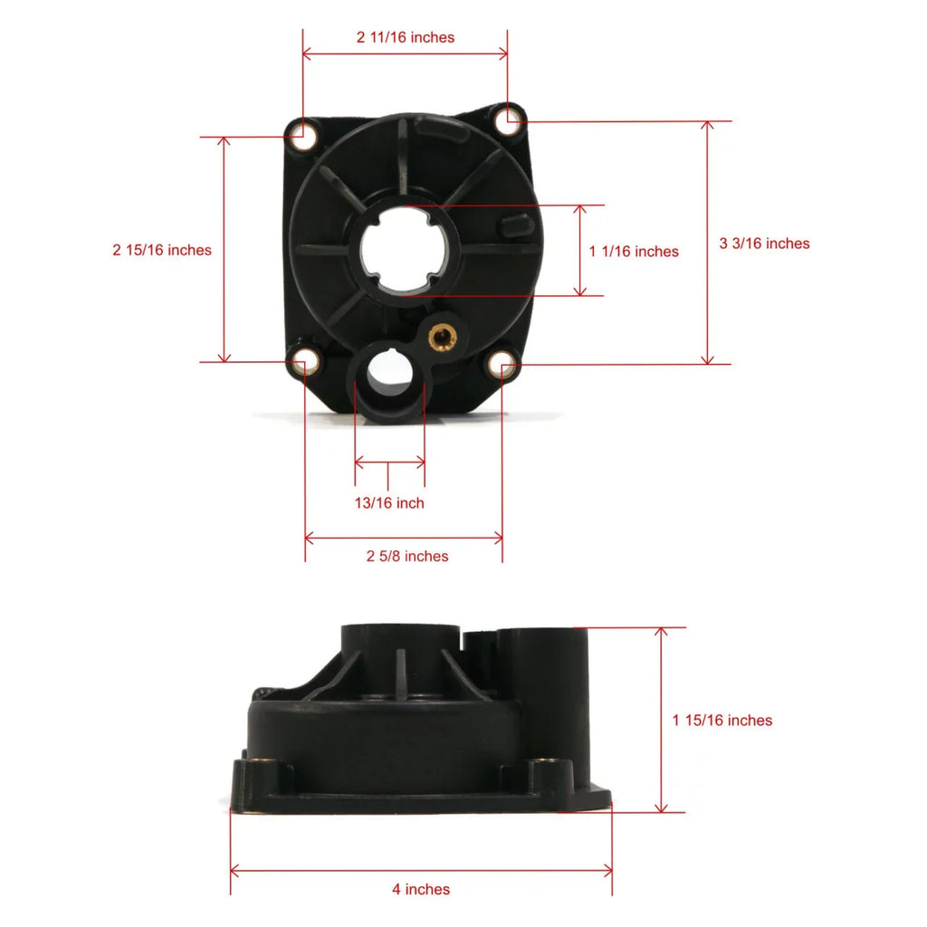 Transom liquid For Kit Evinrude Pump 60 HP | E60TLCUC Outboard, ROP 1987 The 15" Impeller Shop