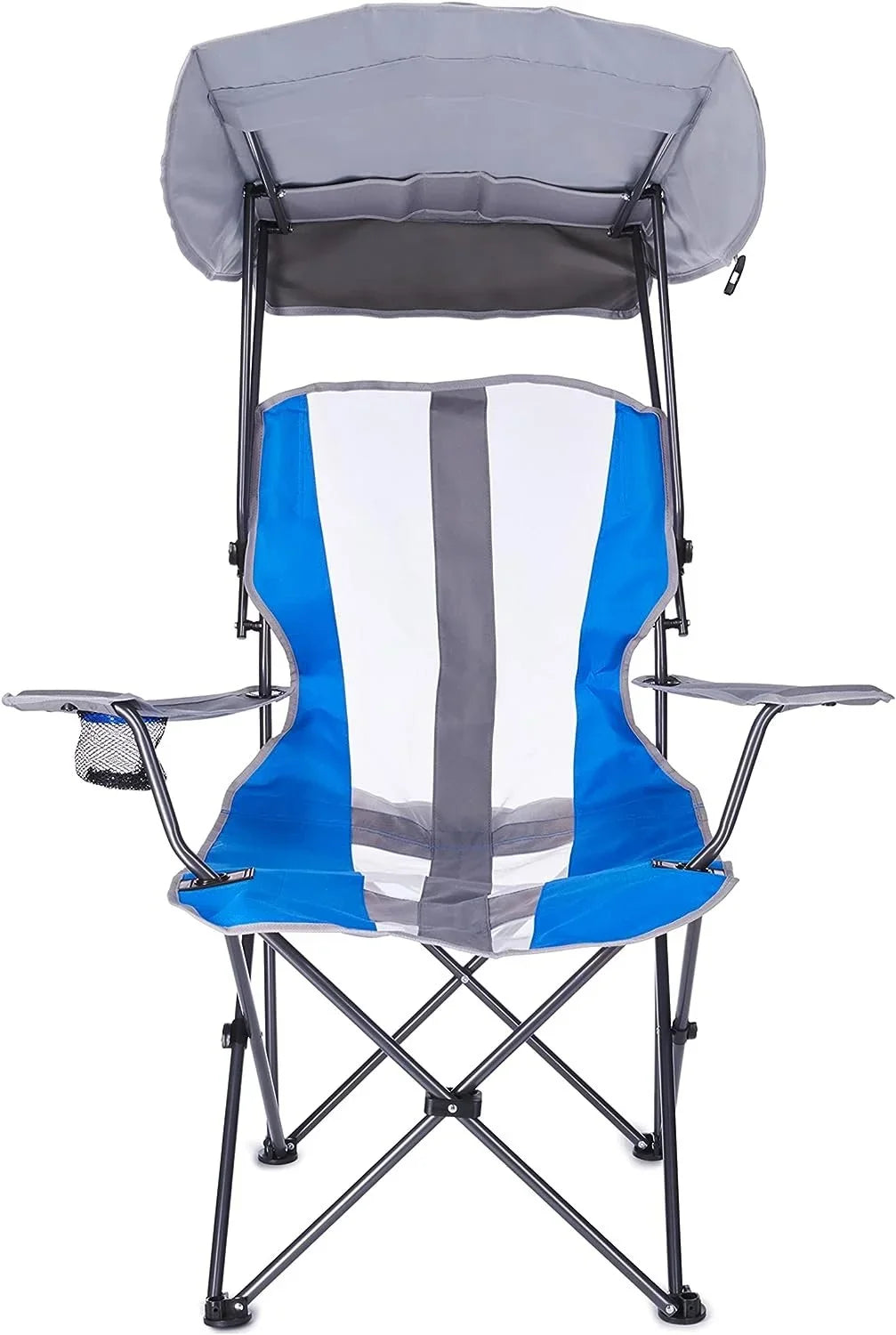 Camping, exterior Canopy Foldable and Tailgates, Events, Chair Original Grey/Blue Kelsyus for