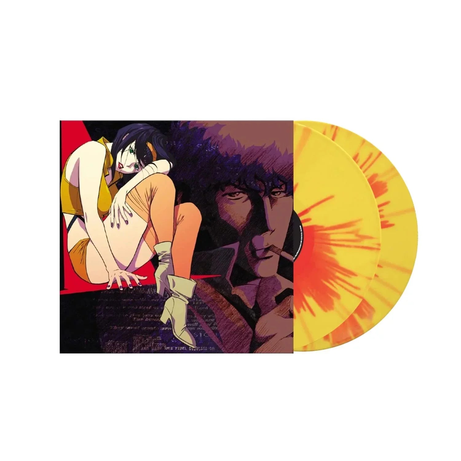 2xLP Color Yellow Red Exclusive (Original Cowboy Motion Bebop Splatter Soundtrack) Vinyl