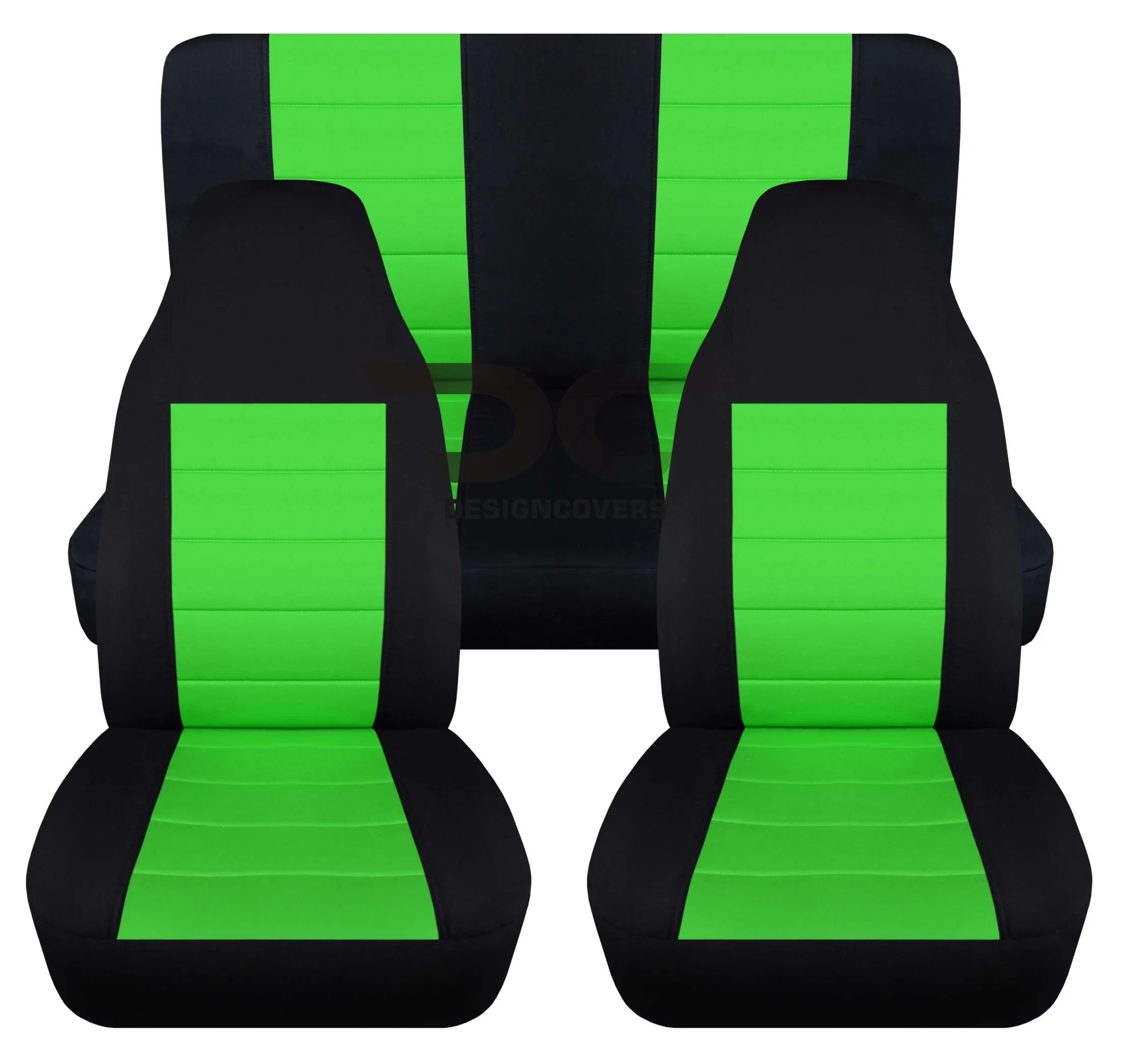 '- T240-Designcovers and Jeep : Green 2003-2006 Wrangler Full Lime LJ Compatible with Set Black