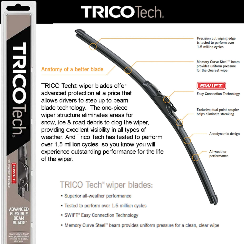 Blade of Wiper Beam w/Rear 3) Audi e-tron (Set A3 2018 Wipers Sportback