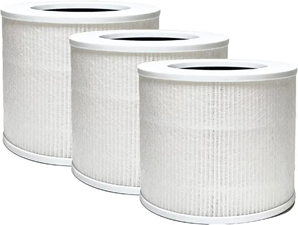 Carbon Activated Pure HEPA Replacement Purifier Proton Smoke, Filter Nispira Portable Pack Air Remove For 3-in-1 True 3
