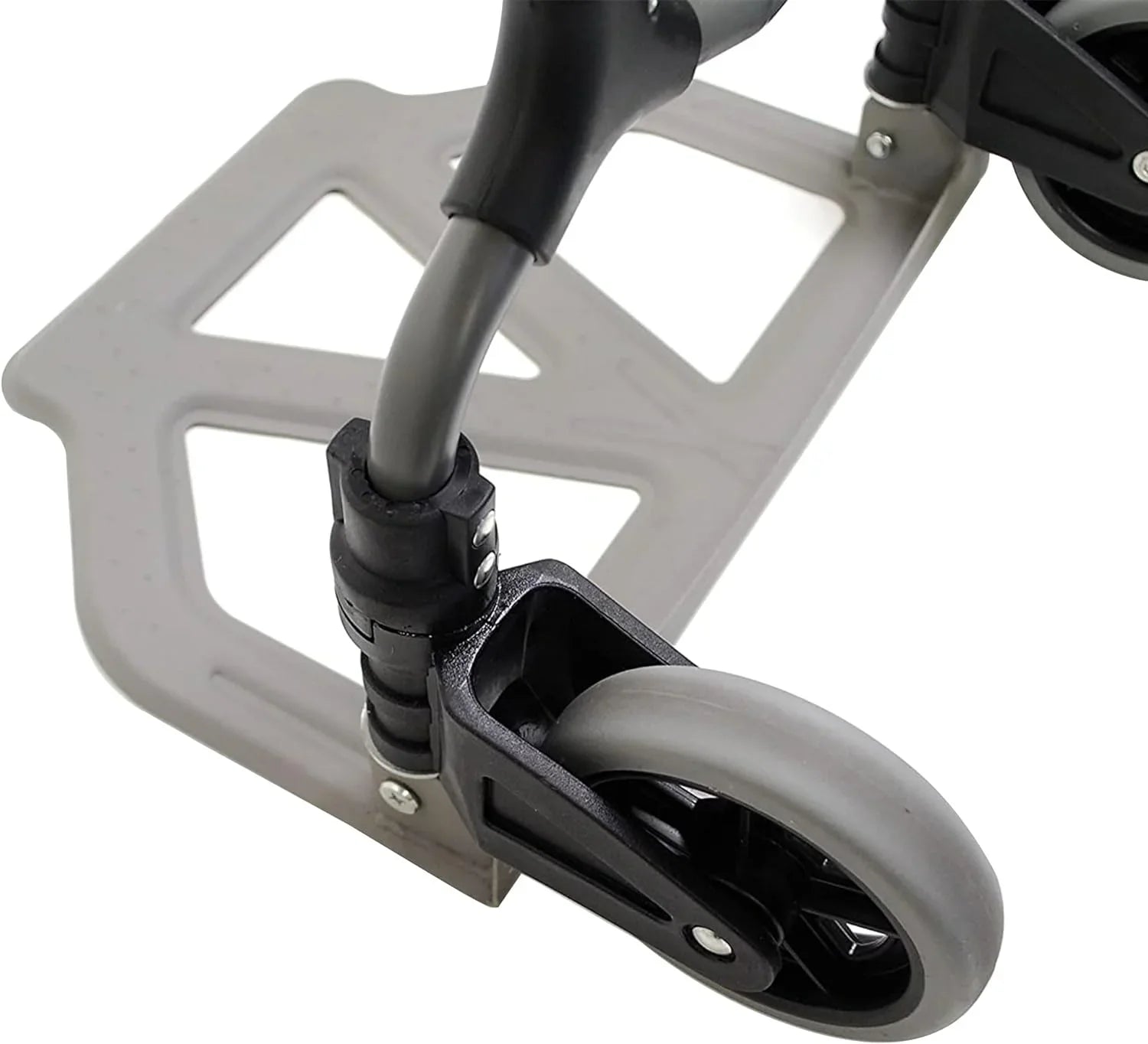 Cart Hand Handle, (2 MCI Luggage Capacity Silver/Black W/Telescoping 160Lb Steel Truck Folding Personal Pack)