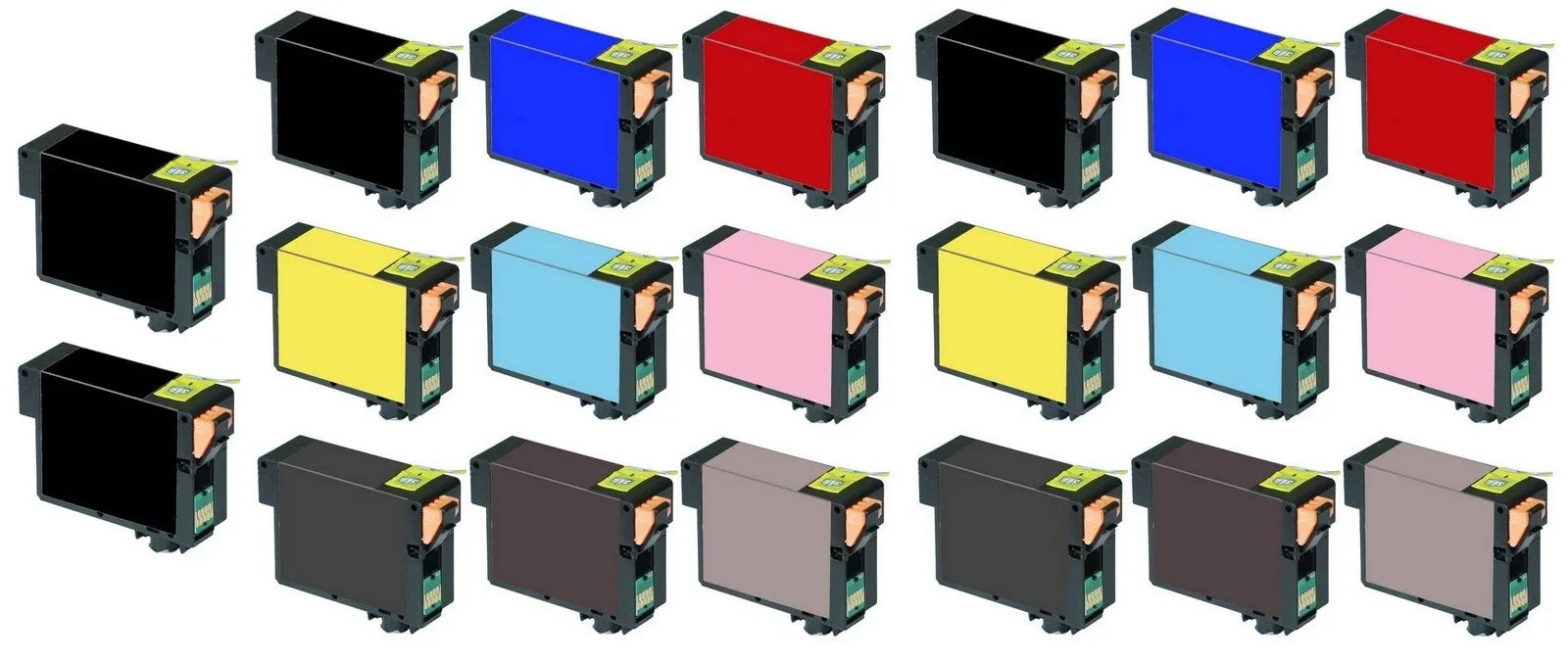 Stylus Combo PrinterDash (T1574PBK2CMYLCLMLLBMBK) 157) Replacement (NO. for Photo (4-PBK/2-C/M/Y/LC/LM/LBK/MBK/LLBK) Pack R3000 Inkjet
