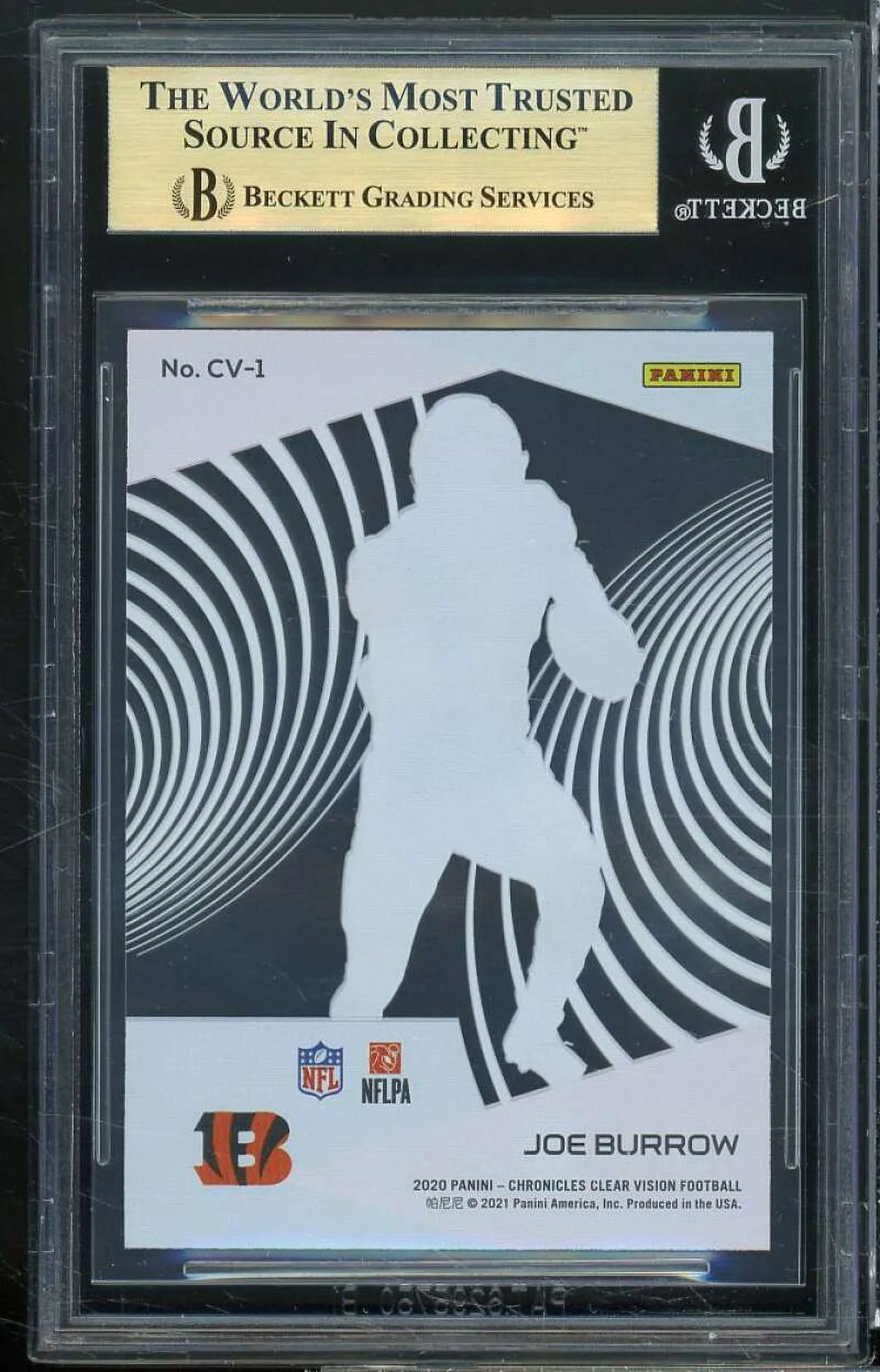 Burrow BGS Joe Rookie #1 9) 9.5 Rookies Clear Vision 9.5 2020 Panini 9.5 (9.5