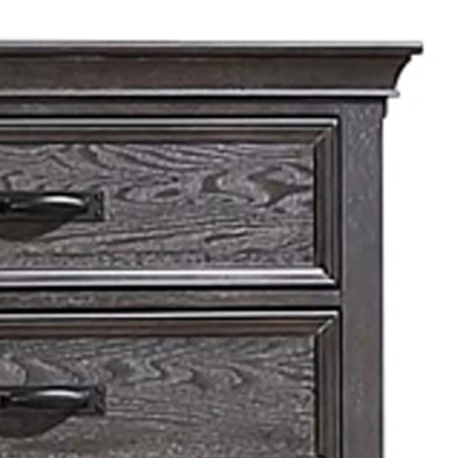 Bar Tall Handles, Weathered Eli Chest, Brown Dresser Benjara Inch 52 Drawers, 5