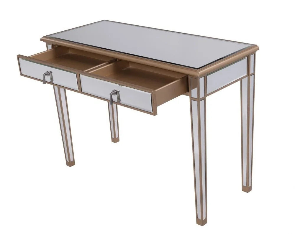 x in. 2 Dressing 18 table in 31 paint Drawers Gold in. 42 in. x