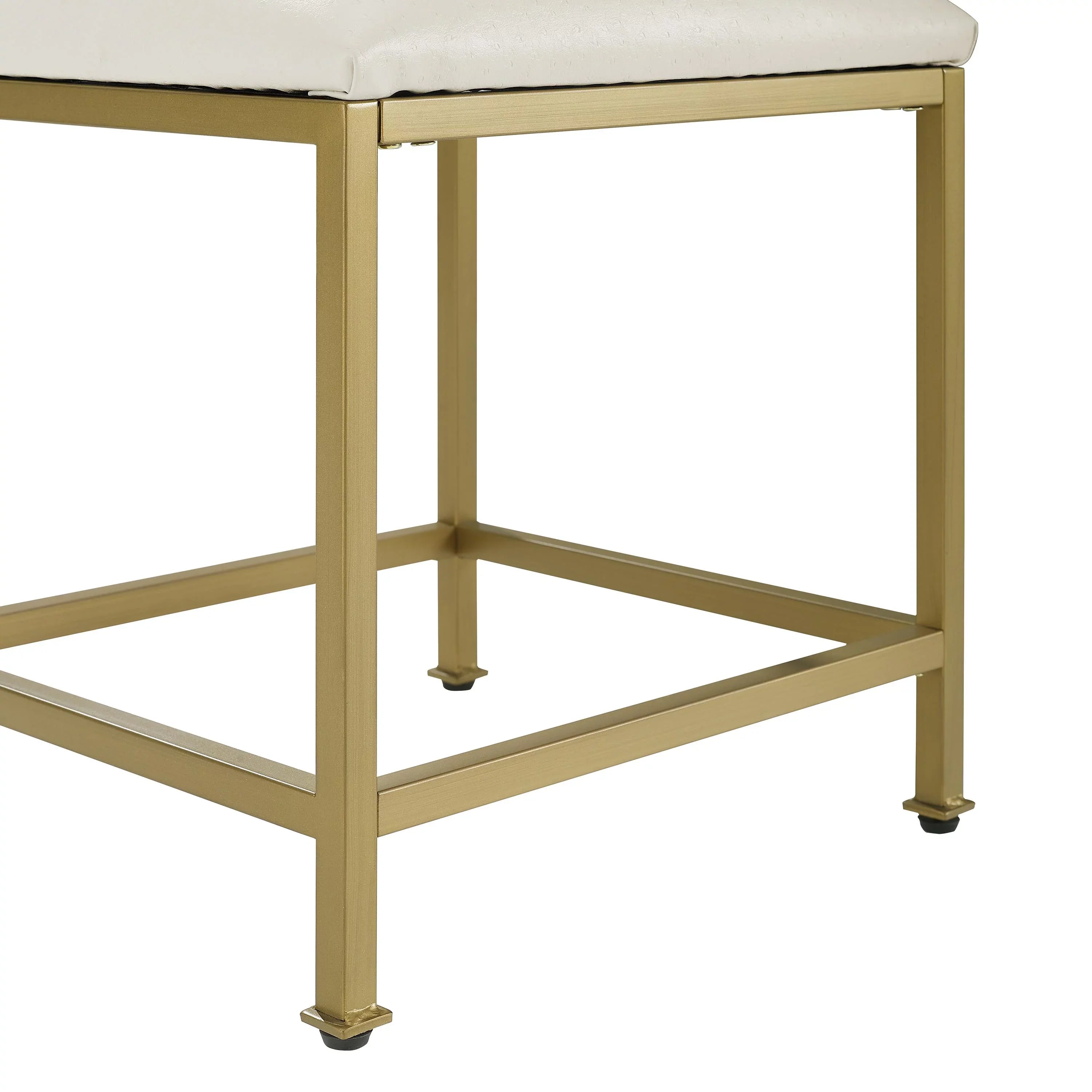 Soft Aimee Vanity Gold Stool