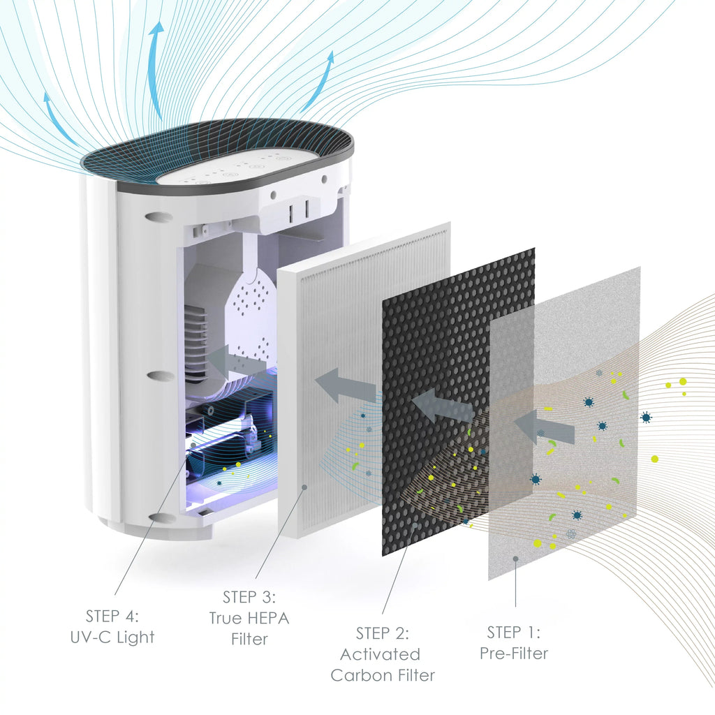 Purifier True Zone Air HEPA 3-in-1 Enrichment Pure