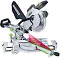 Amp Saw Bag, with Blade Sliding Electric Spindle 15 Extension Miter 10" Brake, Wings, 60T Carbide-Tipped Compound Light, and Laser Genesis Dust Lock, GMSDR1015LC