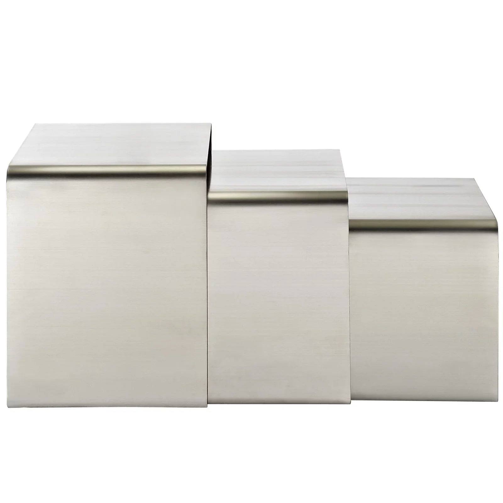 Silver Table in Modway Rush Nesting
