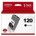 TM-305 Printer Canon GP-300 Compatible PFI120 PFI-120 TM-200 GP-200 Canon Cartridges PFI-120 PFI120 Work IPF PFI-120MBK Black for Replacement and Matte ImagePROGRAF for Ink LinkDocs TM-205 TM-300