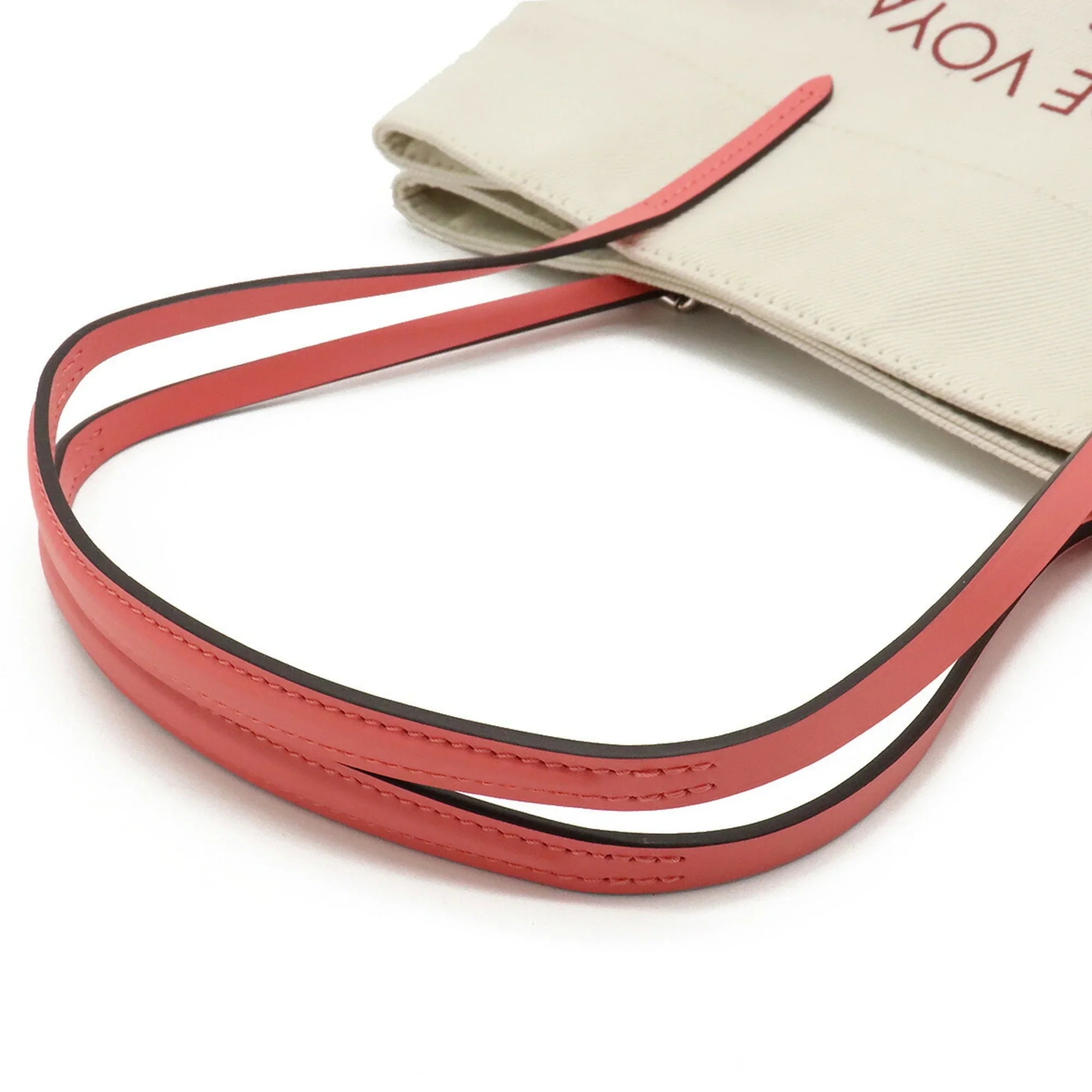 MM Bag Corail 2014 Canvas Pink Shoulder Used Authenticated Collection Summer Hippopotamus M94502 Tote