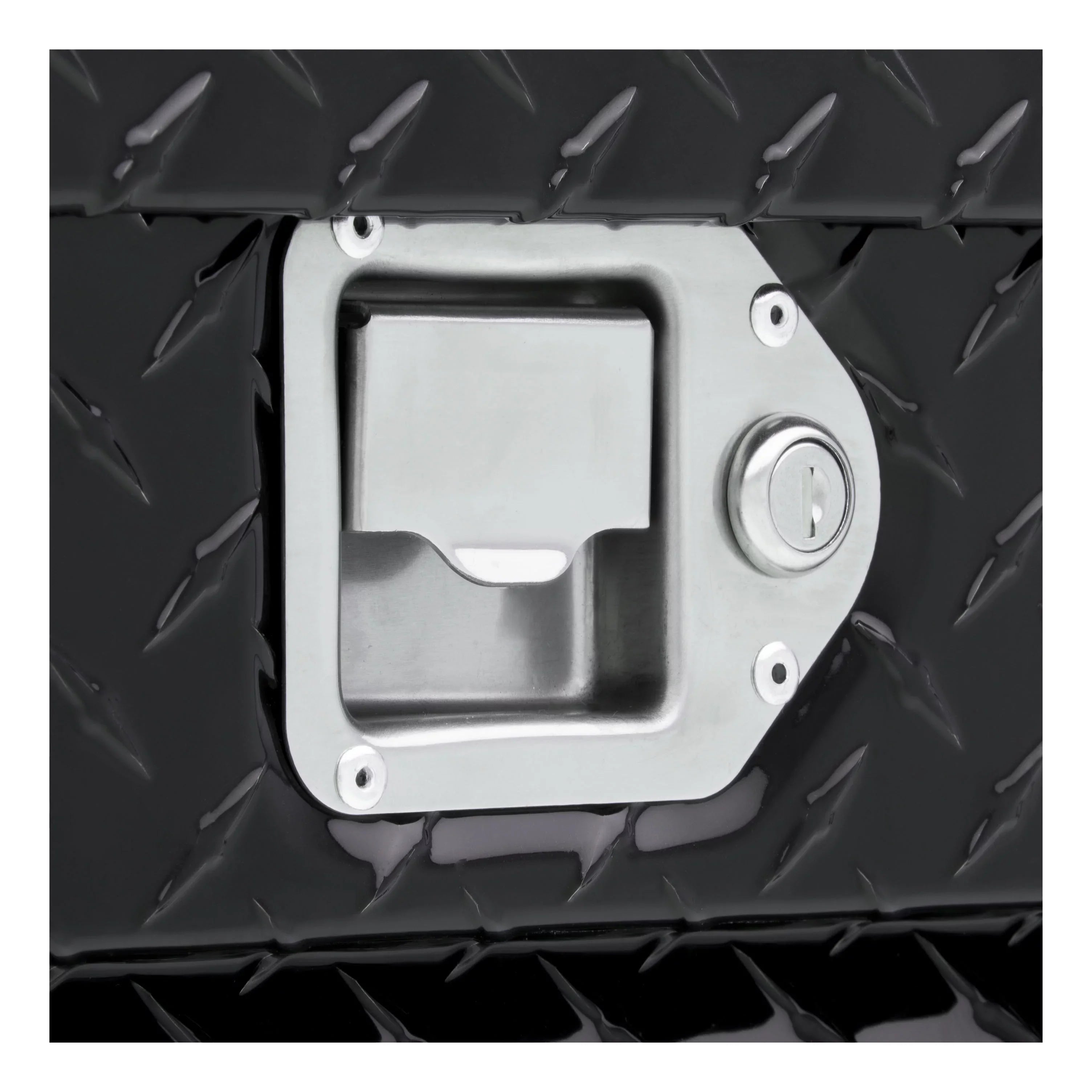 UWS Black Low with Truck Aluminum EC10592 Tool Box RigidCore Heavy-Wall 72-Inch Profile, Lid Gloss