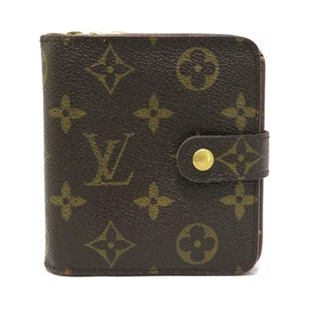 Monogram Women's Zip Pre-Owned Men's Bifold M61667 (Fair) Wallet Compact