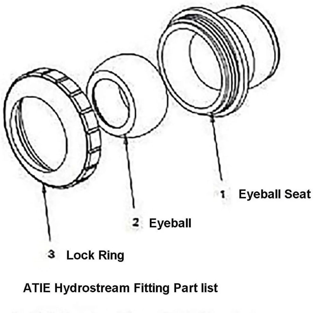 1-1/2 Hydrostream Replace Spa Jet Pack) (5 Fitting Pool SP1421D Slip And SP1421D 3/4-Inch Hayward Insider Hydrostream With Inch Fitting Eyeball Directional Opening