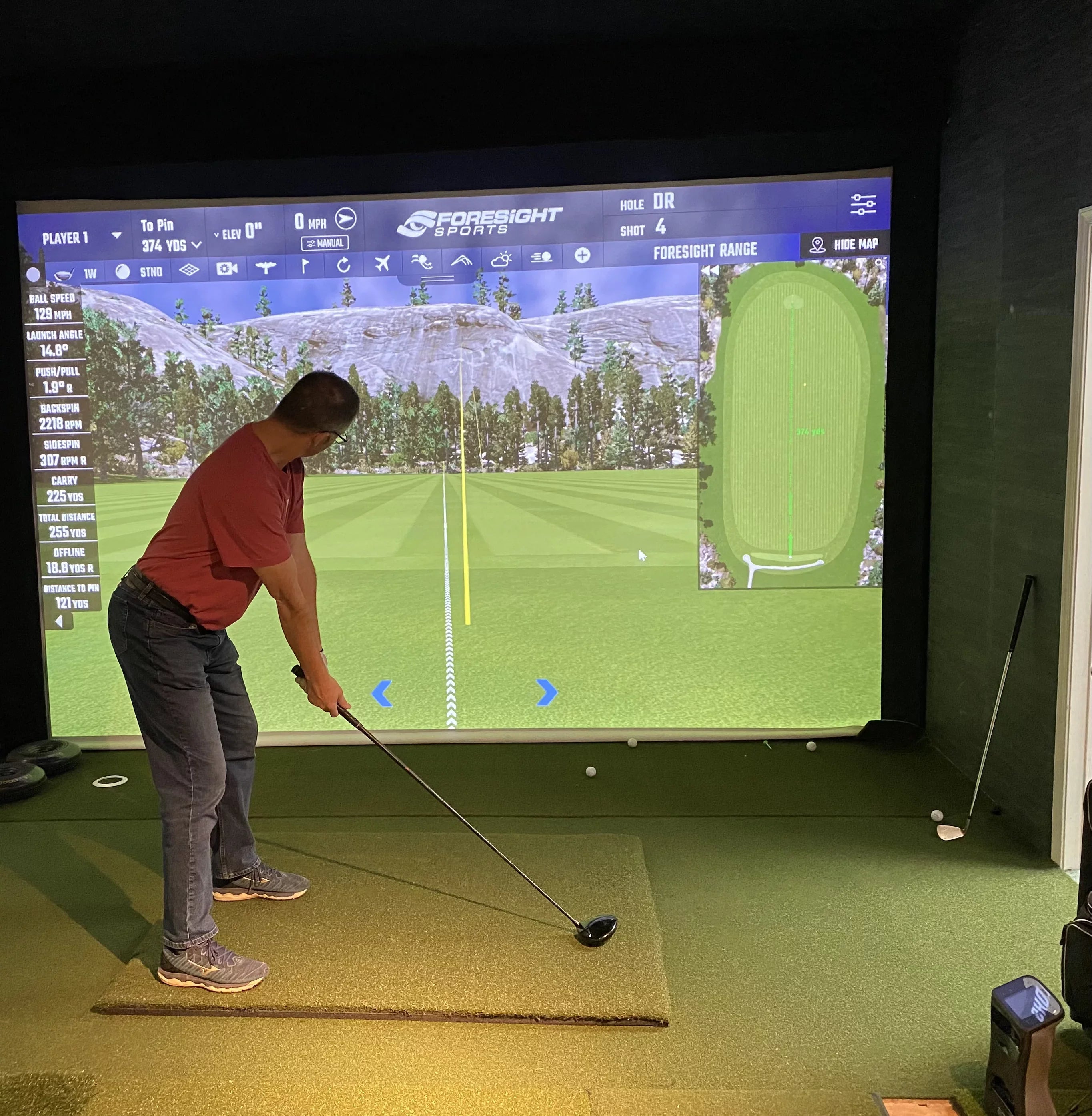 TallBoy® Golf Mat Heavy grade Indoor/exterior Pad Attached Duty with Foam Commercial Practice 5x5