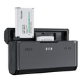 Batteries FDR-X3000R/ HDR-CX405/ RX100M6/ Charging Battery: Dcenta 2pcs WX350/ CMR-001 with TELESIN + ZV-1/ FDR- RX100/ Case with HX50/ H400/ 3-Slot Compatible NP-BX1 HDR-PJ410/
