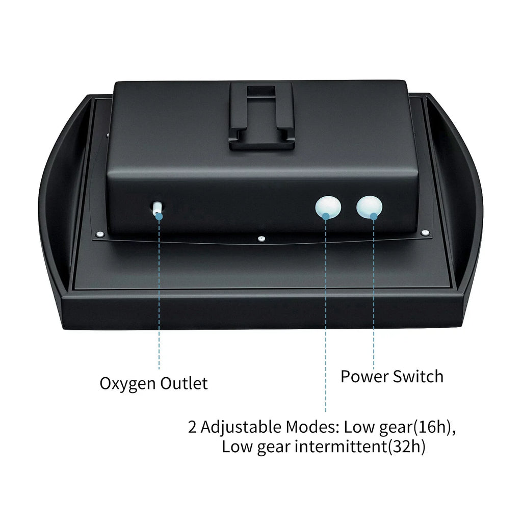 Pump Fish Oxygenator Bubble Pipe Fishing Pool Solar 8.2ft Aerator Air Fish Plug-in Stones Oxygen Air Pump Aerator Garden Pond for moobody 2 Aquarium 2W Oxygen 6V with