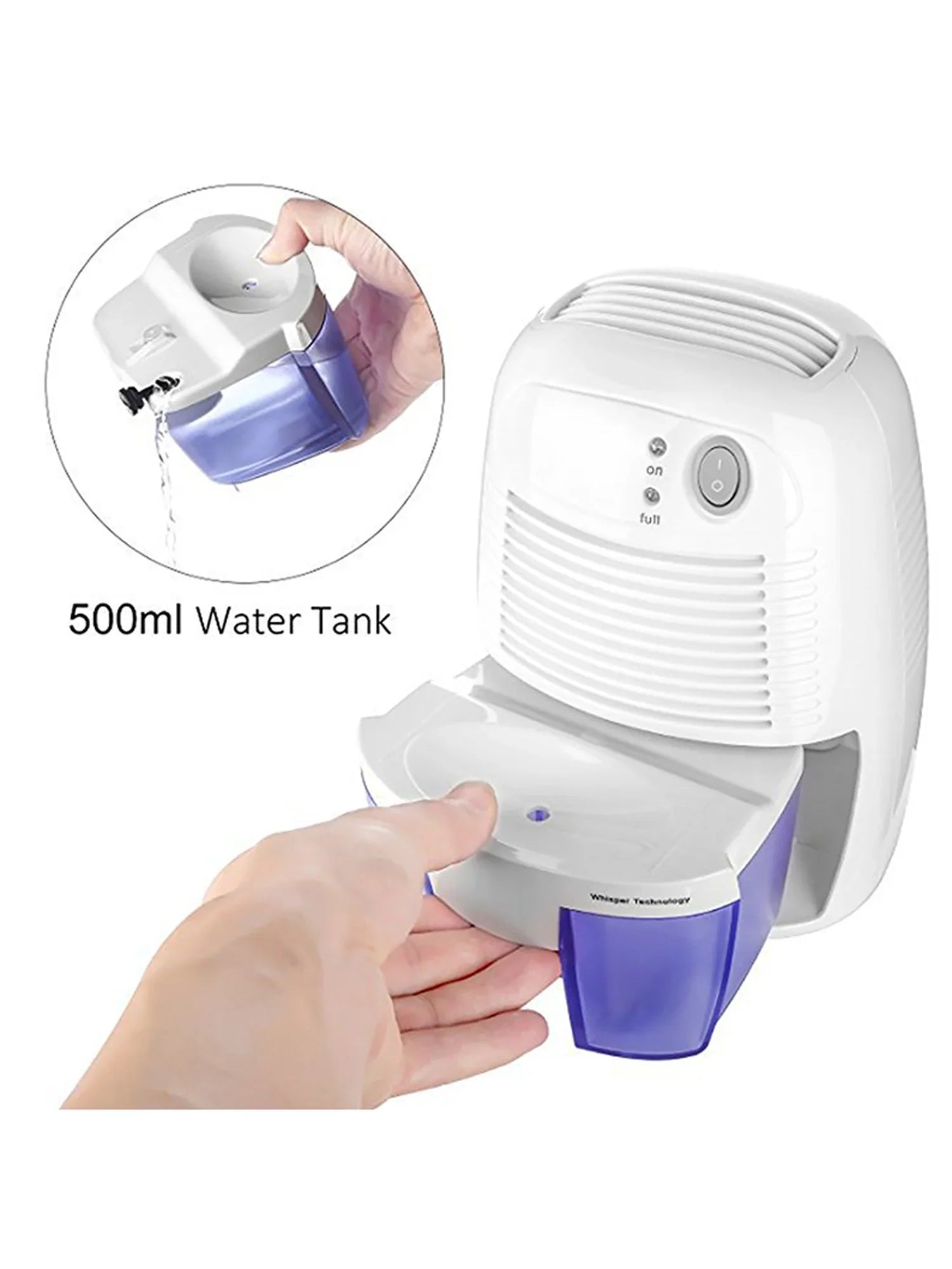 Dehumidifier Space Moisture Quietly Portable Mini Dehumidification Extract Small