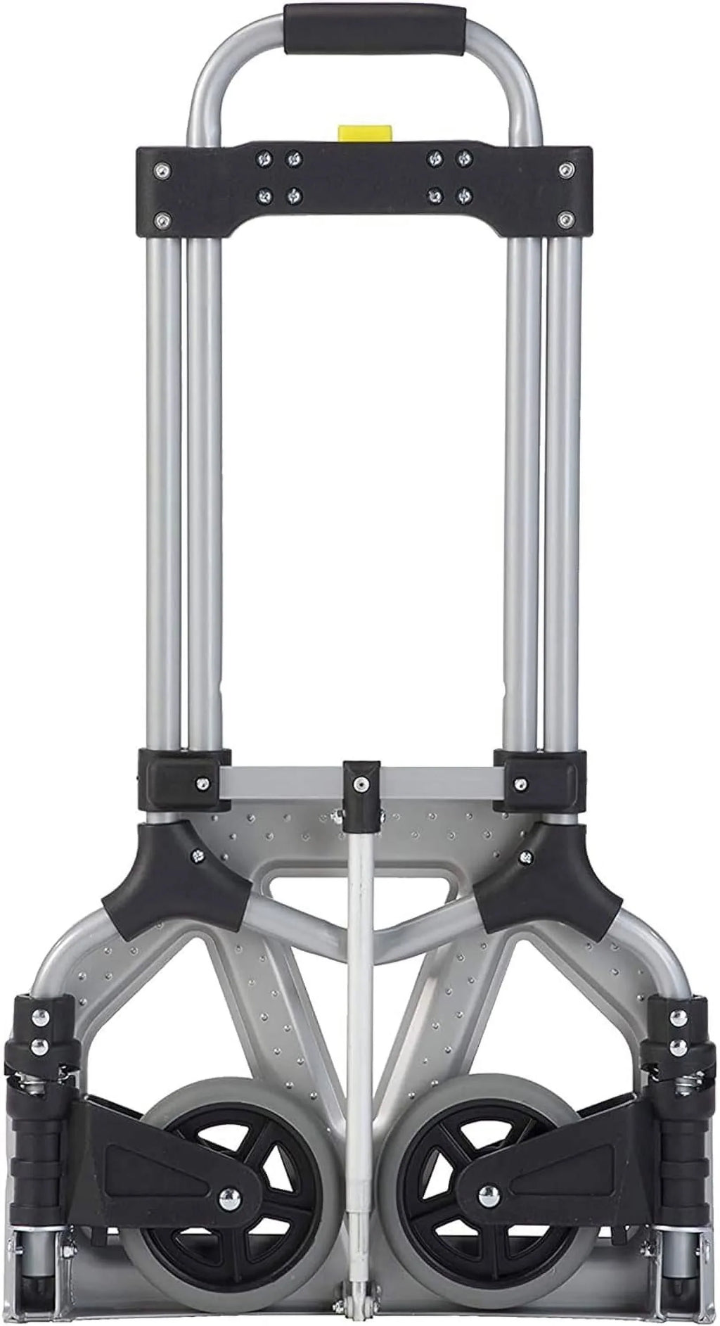 Cart Hand Handle, (2 MCI Luggage Capacity Silver/Black W/Telescoping 160Lb Steel Truck Folding Personal Pack)