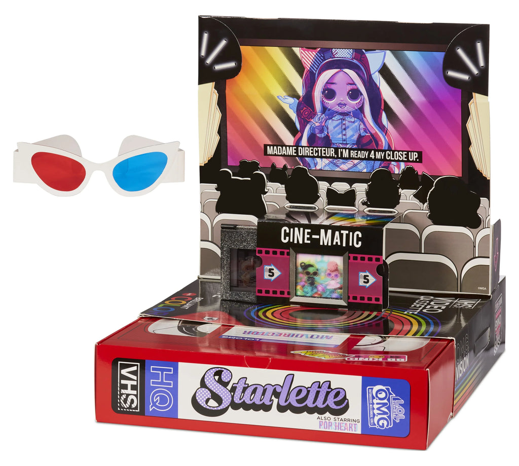 LOL 3D Magic™ Surprises With Surprise - Movie Starlette OMG Glasses, 25 Toys 2 Including Fashion Fashion for Doll Outfits, Girls 4 Playset 5 Movie Ages 6+