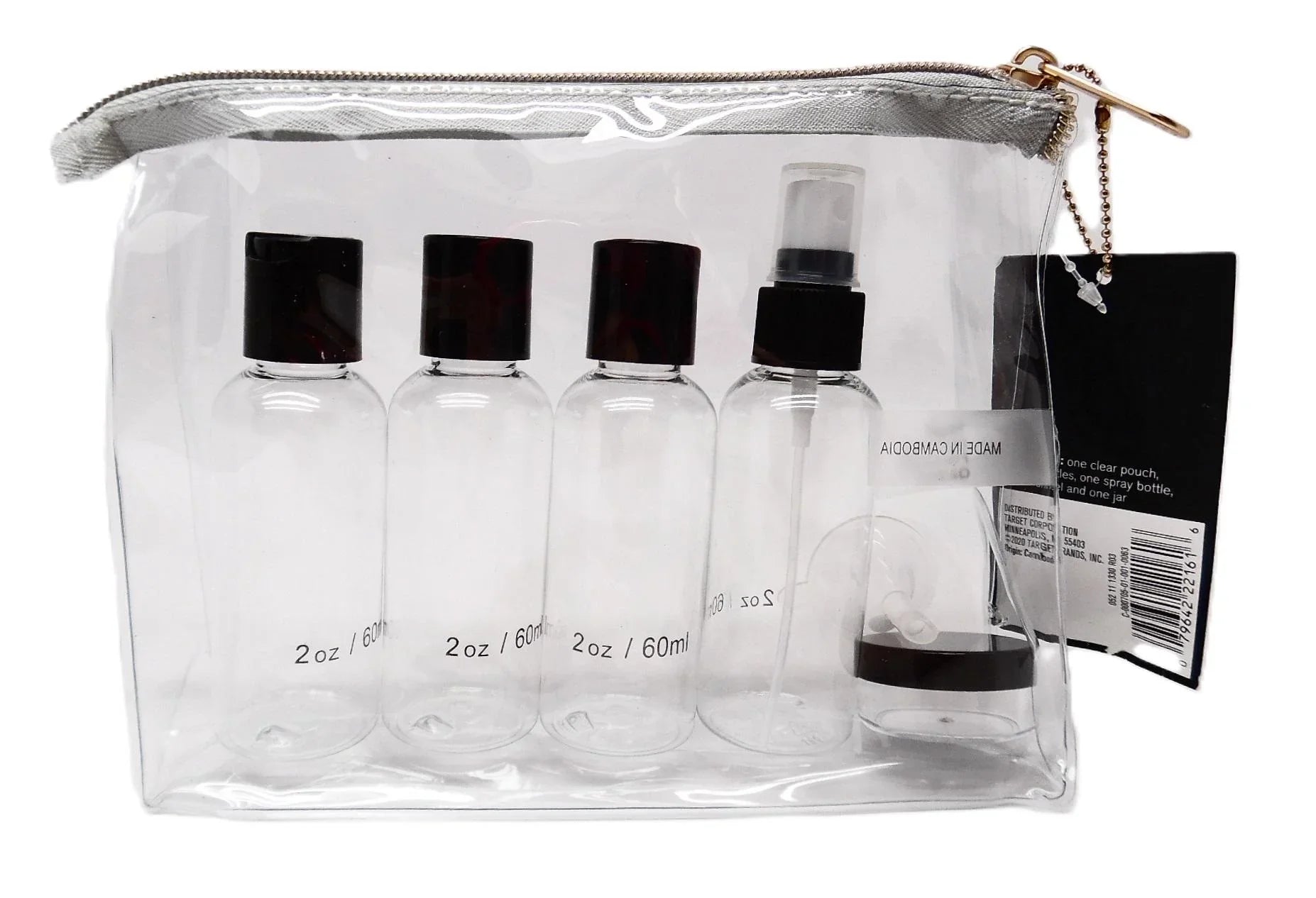 Sonia Clear Travel Kashuk TSA Kit, Bag Makeup