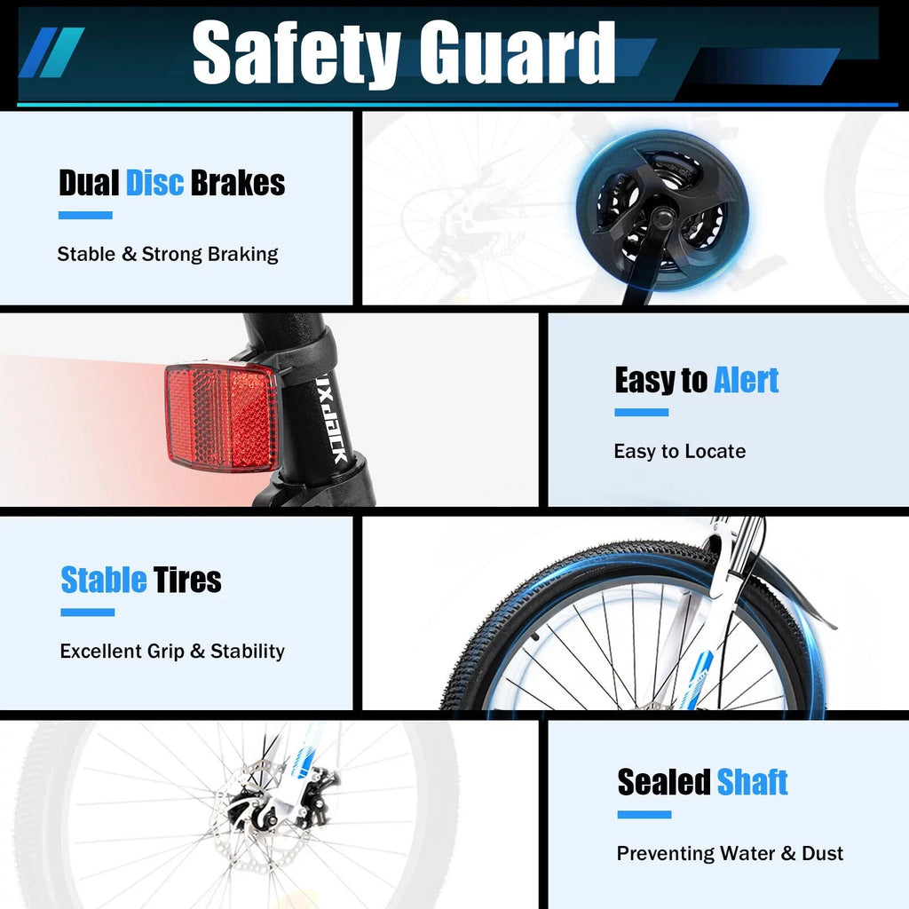 Brake SHZICMY Bikes Dual Men Disc Bicycle 21 26" Folding Mountain Speed School Bike MTB