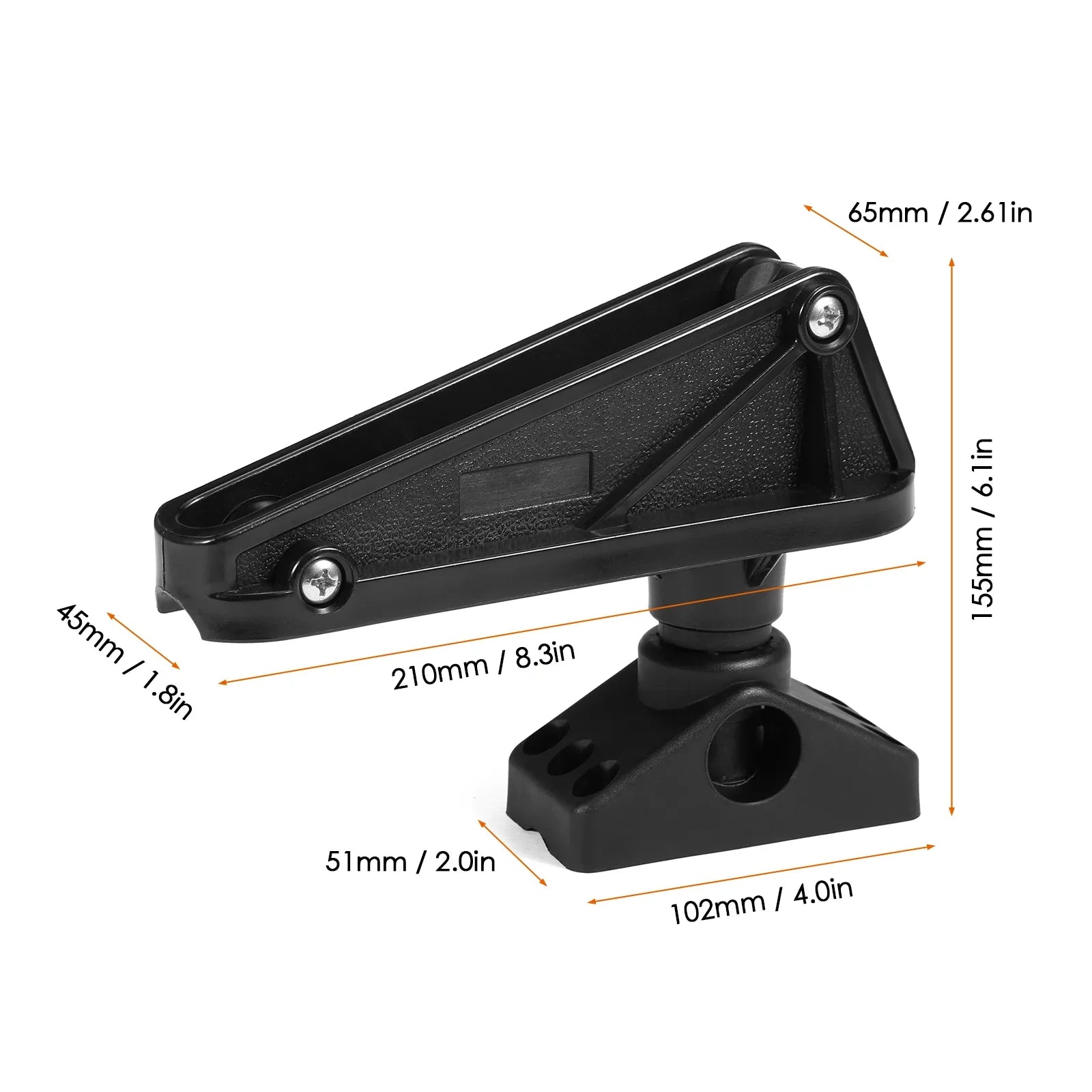 System for Lock Kayaks Mount Canoe Small Fishing Anchor Boat Side with Deck Portable Release