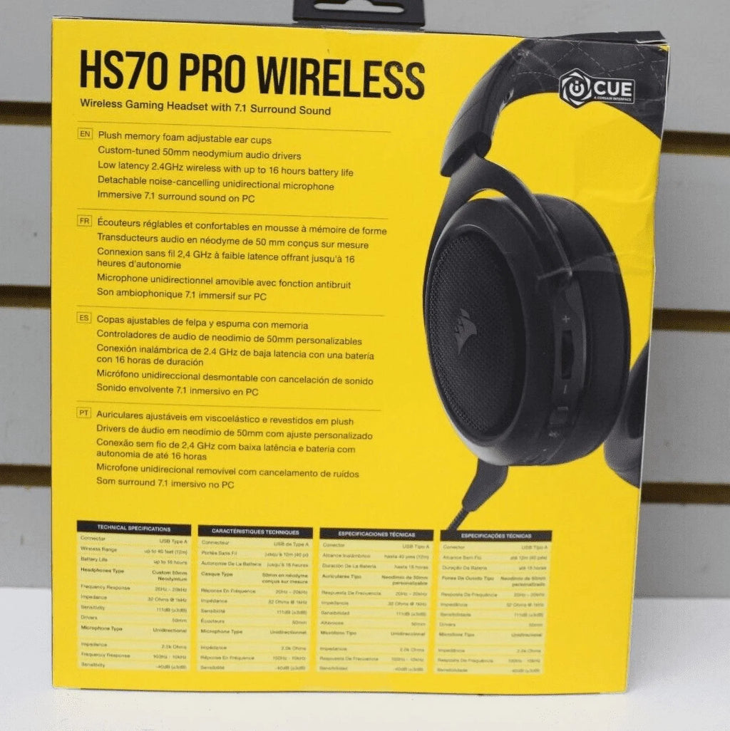 '- Wireless HS70 Surround PC, PRO for Sound an... Headset 7.1 CORSAIR Gaming PS5,