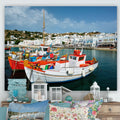 Port" A Prints Hunting Designart Wall At Greek Boat "Finishing Art & Fishing