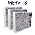 15.5x24.5x3.625 16x25x4 MERV 3PK Pleated - 13 Filter Actual | dimension Air