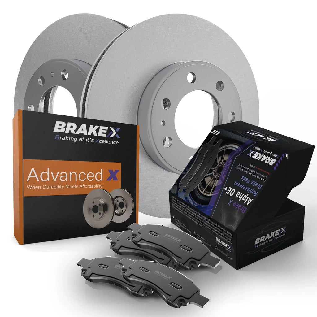 Pads Piece 6 Set Ceramic For X Premium 3.7 | Jeep Advanced [Rear] Disc Brake | 2003 X Rotors Brake and Liberty Replacement Kit