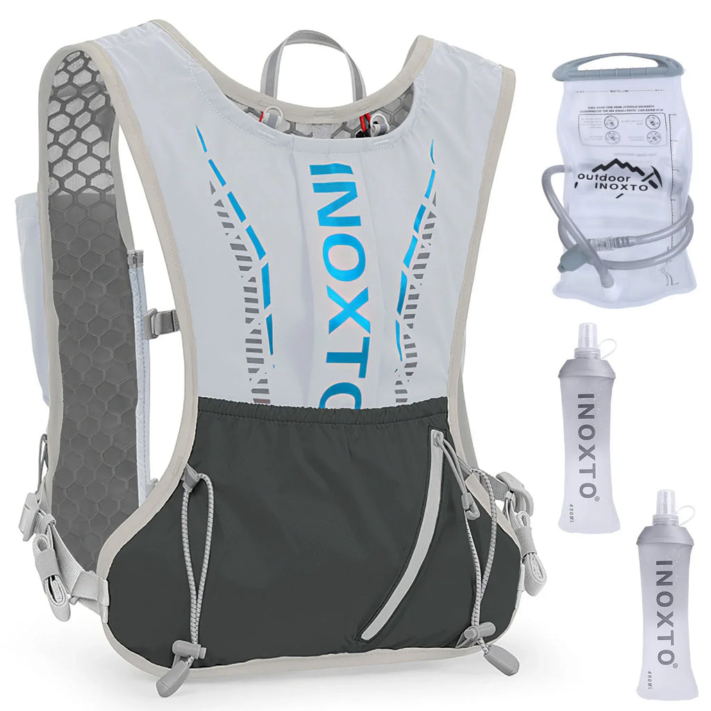 2.4L Backpack, Vest Runing Trail Pack Cycling Vest Bag Bladder liquid iMounTEK Running Running Hydration Marathon Hydration for with liquid Grey Hiking Race