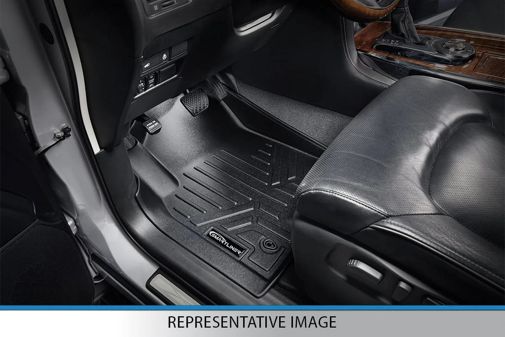 Expedition, Row Smartliner Set Cargo Liner without for 2011-2017 & Floor Mats Bucket SA0183-B0303-C0186-E0185 Black Console 2nd Seats with