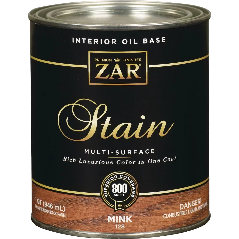 Oil-Based 1 Wood Qt. ZAR Mink, Stain, 1PACK