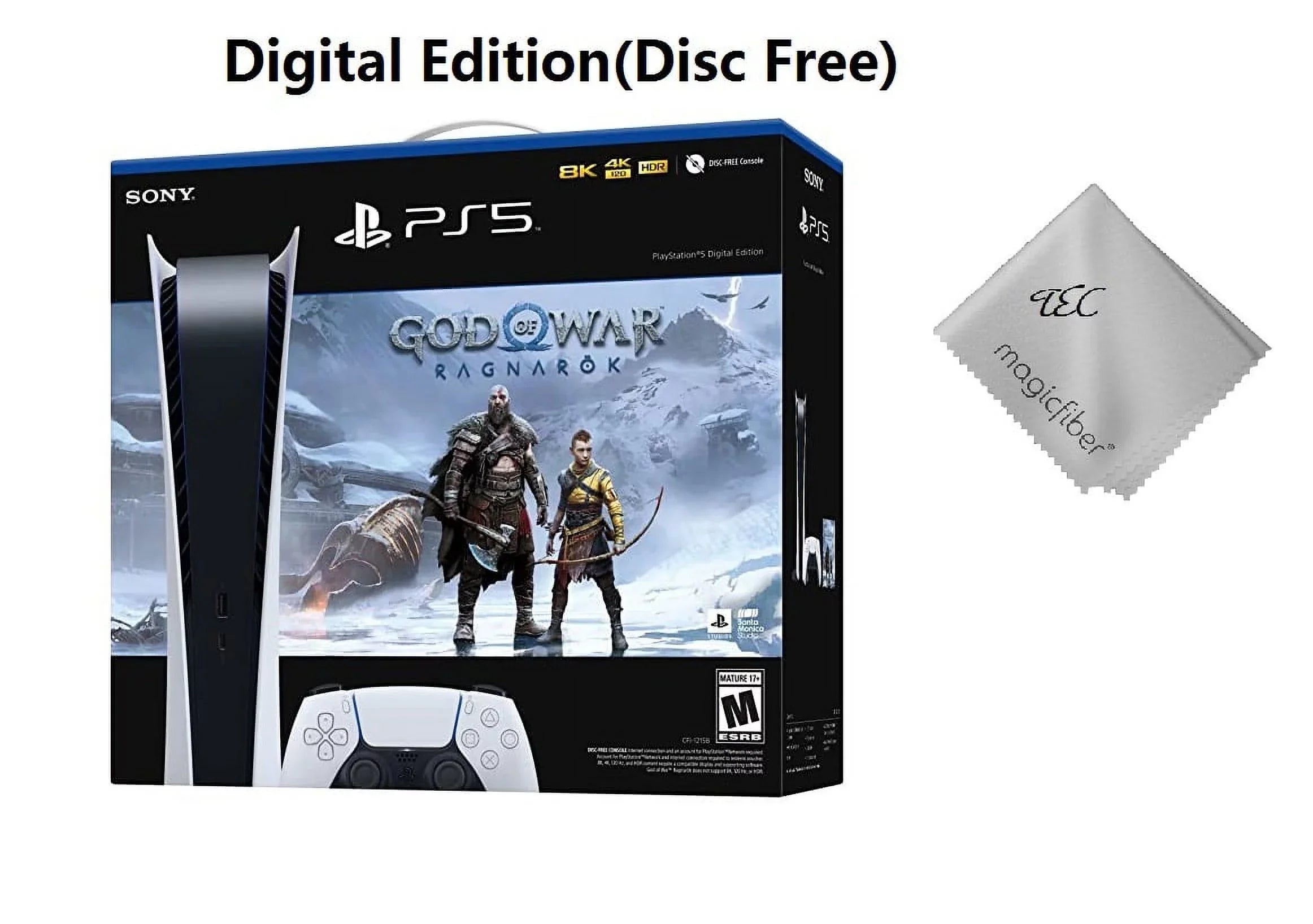 God Ragnarök Console (Digital War with of (GOW) - Video TEC PlayStation_PS5 Edition) 5 Game -PlayStation Bundle
