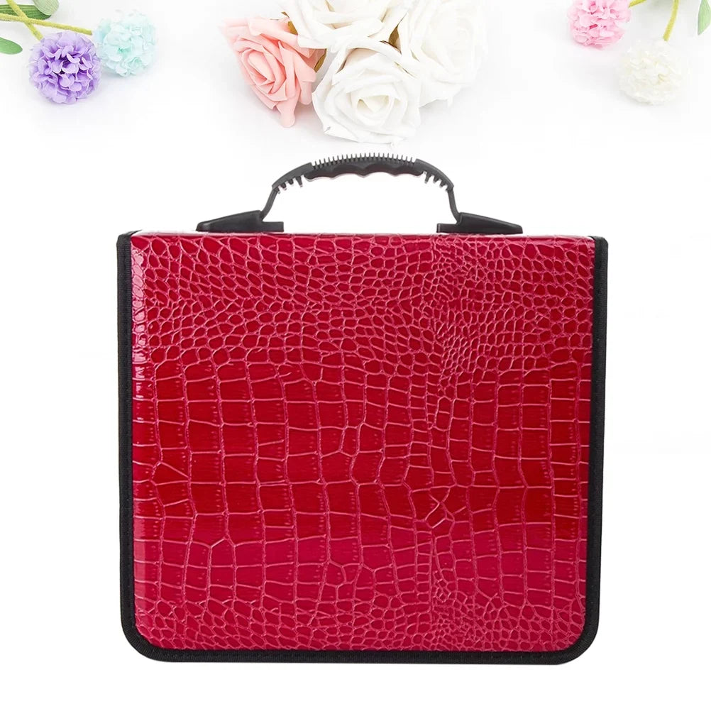 NUOLUX Organizer 400 Case Disc Binder 100 Wallet Pack Cd Large Portable Cases Carrying Holder Storage