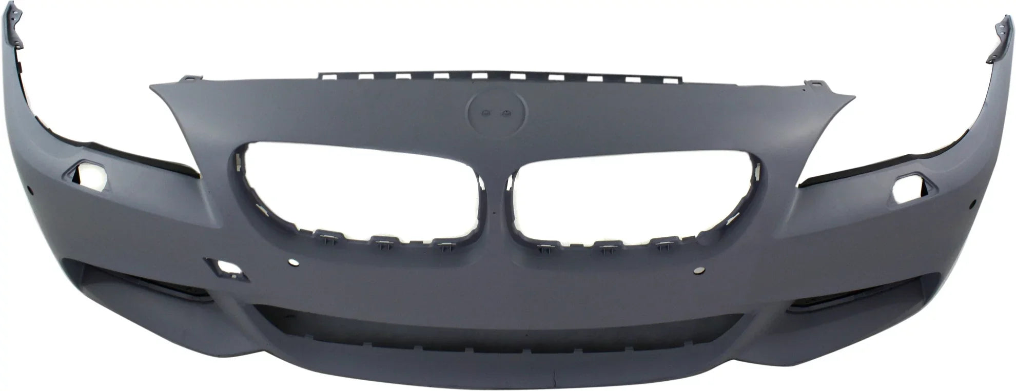 with Compatible View Side Sedan PDC 2011-2013 COVER Primed M Camera 5-Series with Pkg Sensor Front BUMPER For with Holes