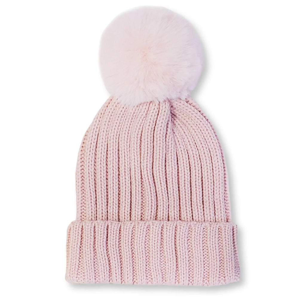Camuto Winter Fur with Vince Gift Faux Hat Women's Pom Beanie Box