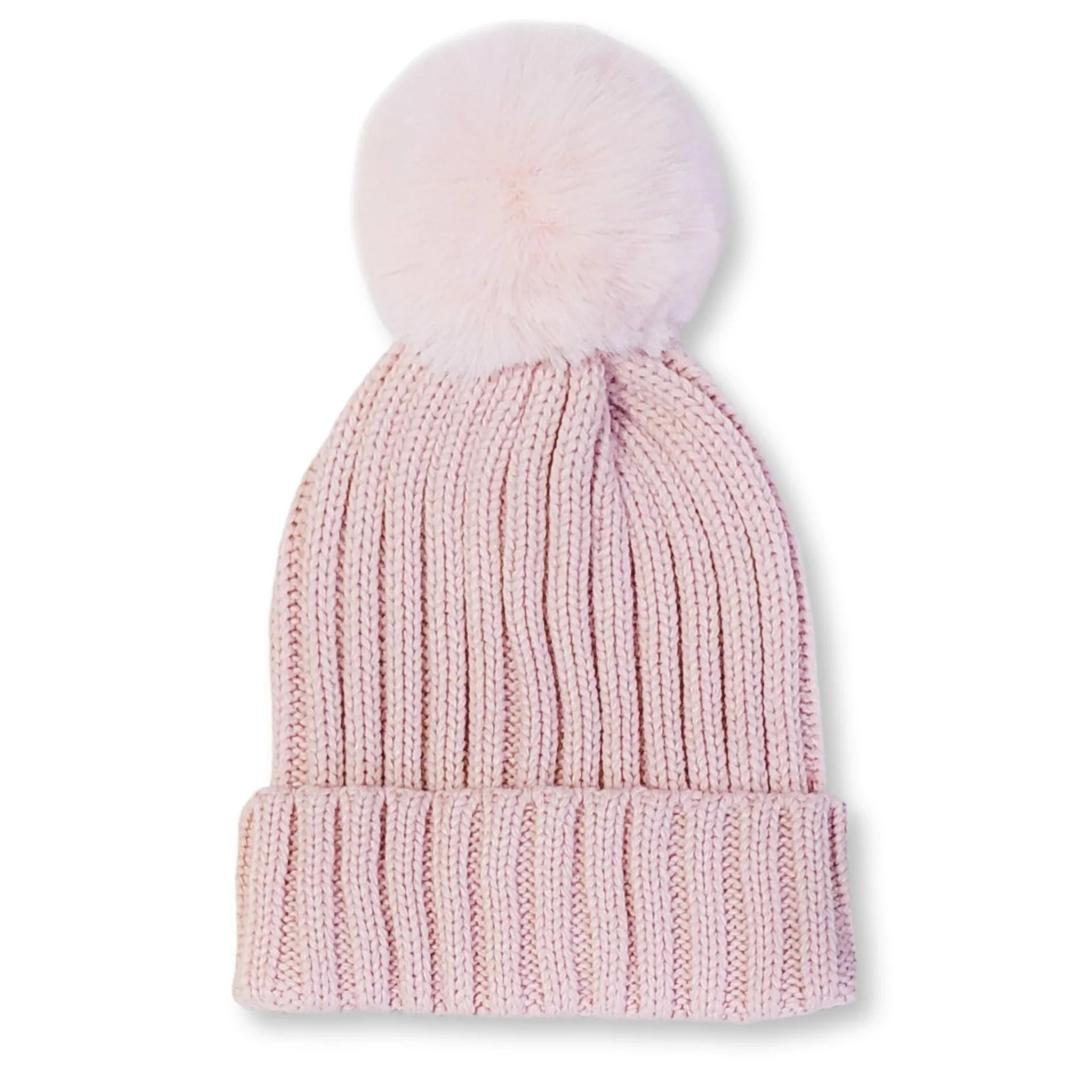 Camuto Winter Fur with Vince Gift Faux Hat Women's Pom Beanie Box