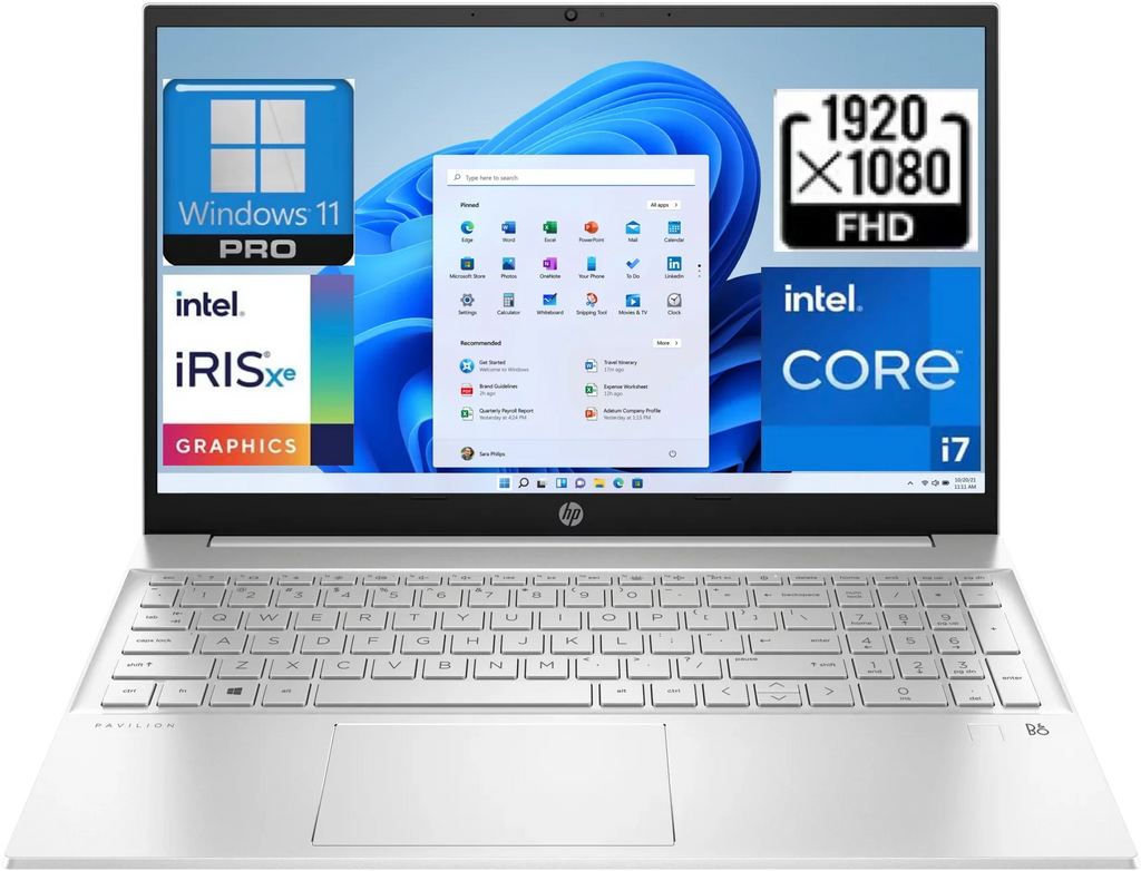 1TB Pavilion Intel 15.6 Xe up 6, HP Iris Business FHD Wireless Intel 5.3 Laptop[Windows 2023 Display, Gen Pad, 13th SSD, RAM, 15 10-Core 5.0Ghz,32GB Numeric to 11 PCIe Wi-Fi Pro], i7-1355U Graphics,