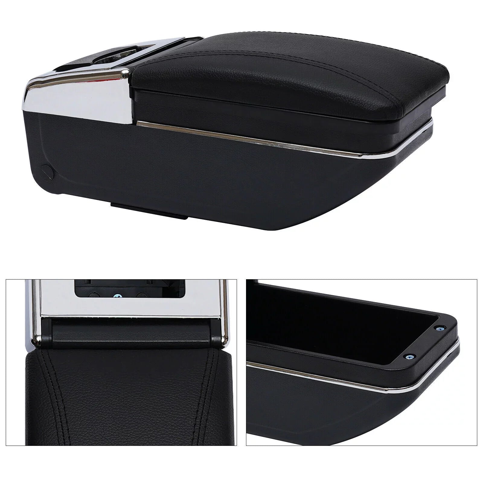 Container Armrest Nissan 2007-2011 Arm Rotatable Center Rest For Versa/Tiida/Latio Black Storage Holder Car Console ZhdnBhnos Box