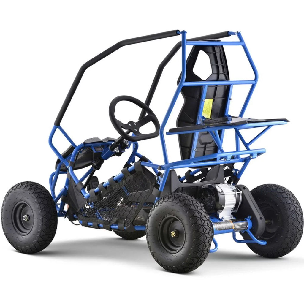 Kart Electric MotoTec 1000w Maverick Blue Go 36v
