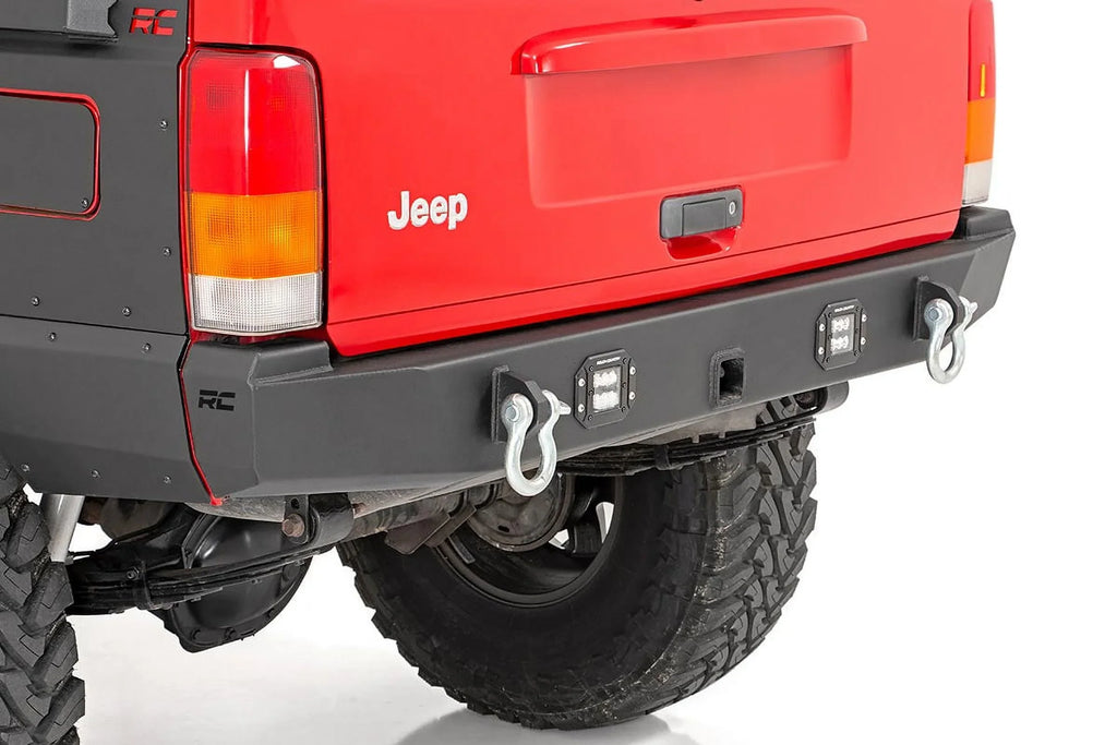 2WD/4WD XJ Rough for Country LED 1984-2001 Rear Cherokee Bumper Jeep - 110504