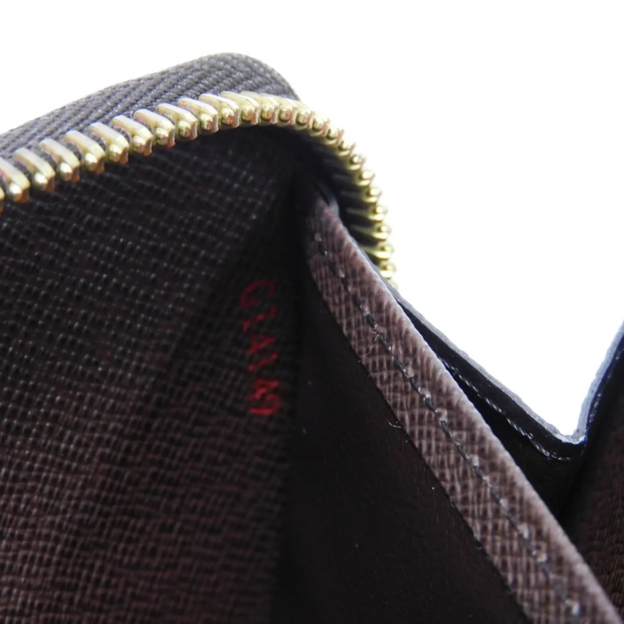 Zipper New Zippy Damier Pre-Owned (Good) Vuitton Men's Brown Pattern N41661 Wallet Ebene Checkered Long Logo Round Women's